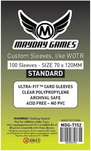 Mayday Games SpellBook -Standard Compatible Card Sleeve Bundle