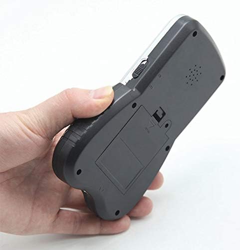 CZT Retro Brick Game Console Big Blue Backlight Screen Built-in 23 Games Tank Battle/Racing Can plug Headphone Nostalgic Puzzle Pocket Handheld Porable Machine Children's toys Christmas Gifts(Black)