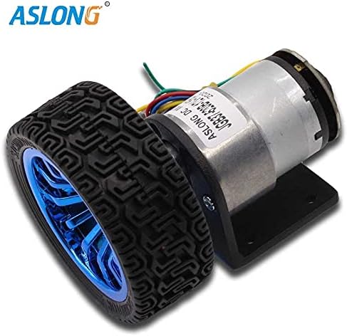 Small remote control car accessories for Children car kit 12V DC Motor encoder motor With 37mm gearbox hall sensor Encoder - (Style: A, Speed(RPM): 531, Voltage(V): 12V10)