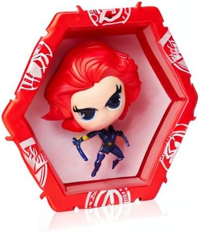 WOW! PODS Avengers Collection - Black Widow | Superhero Light-Up Bobble-Head Figure | Official Marvel Collectable Toys & Gifts