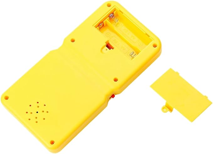CZT New Block Game Console Green Backlight Large Screen More Convenient for Playing Games Classic Nostalgia Puzzle Built-in 999 in 1 Brick Game Children's Gift (Yellow)