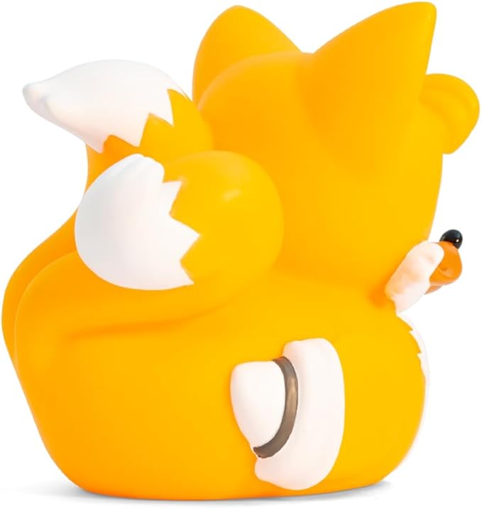 TUBBZ Boxed Edition Tails Collectible Vinyl Rubber Duck Figure - Official Sonic The Hedgehog Merchandise - Action TV, Movies & Video Games