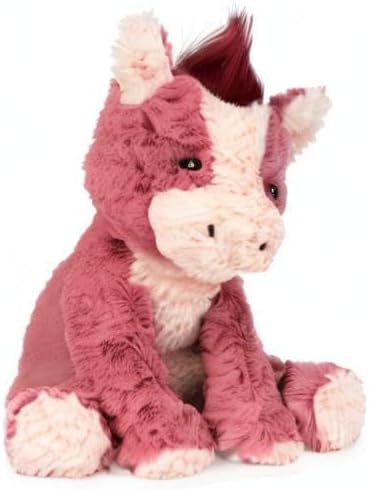GUND Cozys Collection Horse Stuffed Animal, Spring Decor, Plush Toy for Ages 1 and Up, Pink/Red, 10”