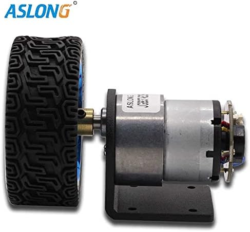 Small remote control car accessories for Children car kit 12V DC Motor encoder motor With 37mm gearbox hall sensor Encoder - (Style: A, Speed(RPM): 76, Voltage(V): 12V10)
