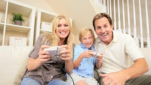 Retro Game Console with 300+ Built-in Classics, 2 Wired Controllers, HDMI Adapter Included for Plug & Play Fun