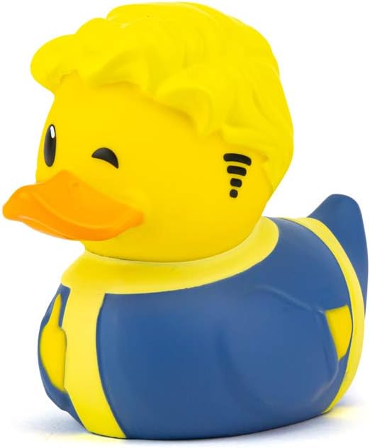 TUBBZ Boxed Edition Vault Boy Collectable Vinyl Rubber Duck Figure - Official Fallout Merchandise - Thriller TV & Video Games