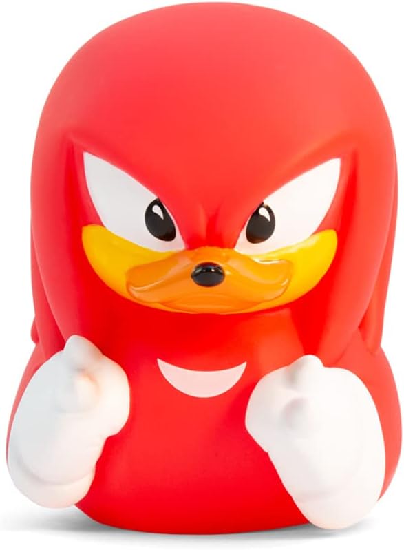TUBBZ Boxed Edition Knuckles Collectible Vinyl Rubber Duck Figure - Official Sonic The Hedgehog Merchandise - Action TV, Movies & Video Games