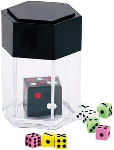1Set Black Magic Explode Explosion Dice Easy Magic Tricks for Prop Novelty Funny Toy Close-up Performance Joke Prank Toy(Black 7.5cm x 5cm) Use Safety,Magic Kits and Accessories,Novelty and Gag Toys