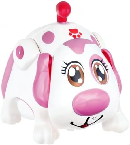 WEofferwhatYOUwant Robot Dog Helen – Interactive Talking Puppy for Girls – Electronic Pet Toy Walks, Talks, Barks, Dances & Sings – Touch Sensors, Bump-n-Go, Lights & Sounds – Toddler Gift Age 2+