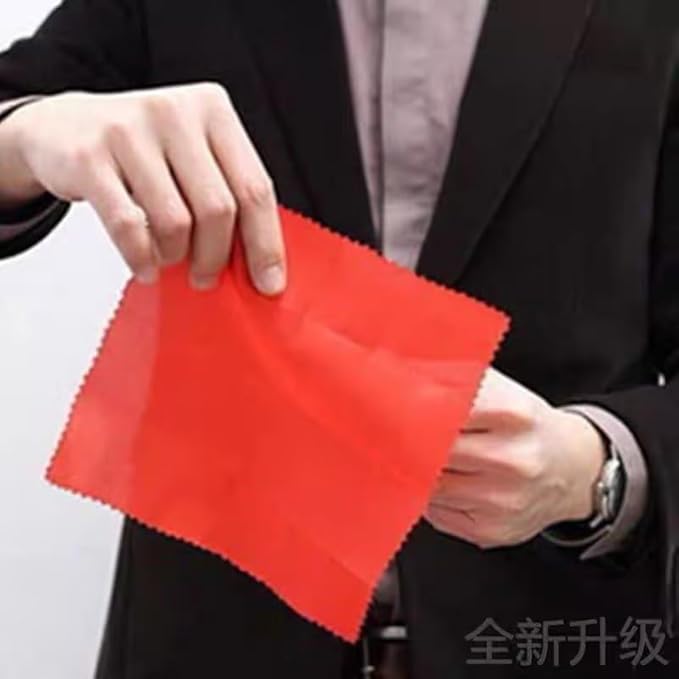 2Pcs Thumb Tip Magic Tricks, Fake Thumb Tip Magic Trick Gimmick Fake Thumb Tip Silk Vanish Magic Disappearing Silk Magic Thumb,Magician Accessory Magic Kits and Accessories,Novelty and Gag Toys
