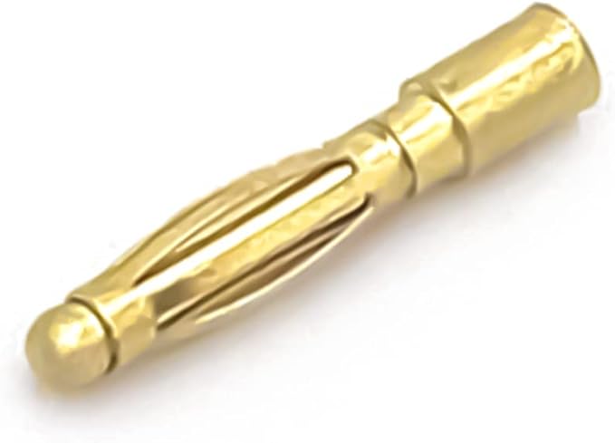 20Pairs 2.0mm Gold Plated Male and Female 2mm Bullet Banana Connectors Plugs for DIY RC Battery ESC Motor