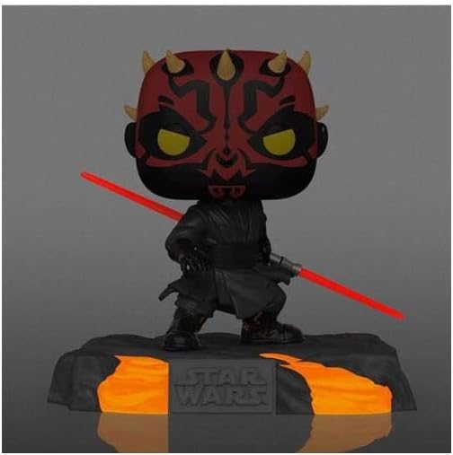 Funko Pop! Deluxe: SW Sith - Darth Maul - Glow in The Dark - Star Wars - Collectable Vinyl Figure - Gift Idea - Official Merchandise - Toys for Kids & Adults - Movies Fans