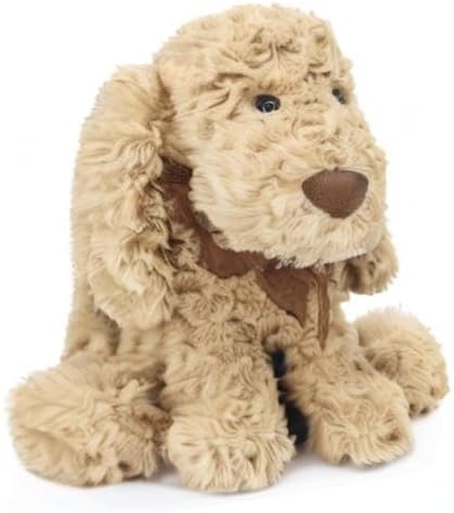Poodle Puppy Goldendoodle Stuffed Animal, Adorable Toy Dog Labradoodle Plush for Kids Boys Girls Birthday Easter Nursery Bedtime Gift, 11.8“ Golden