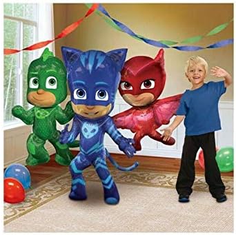 57'' Anagram PJ Masks Air-Walkers Birthday Party Decoration Supply Mylar Foil Helium Balloon - Pack of 1