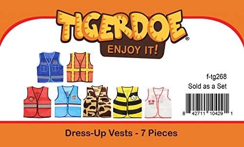 Tigerdoe Dress Up Clothes - 7 Pc - Pretend Play School Set - Career Costumes - Kids Role Play Costume - Occupation Costume