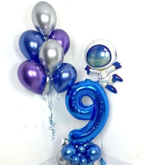 Navy Blue Jumbo Number 29 Balloon 40 Inch, Boy Girl 29 Birthday Supplies, Foil Helium 29 Birthday Giant Balloon, Mylar Blue Number Balloons Anniversary Decorations
