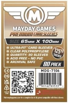 Mayday Games Dinosaur Island: Rawr'n Write Game Accessory - Premium Card Sleeve Bundle
