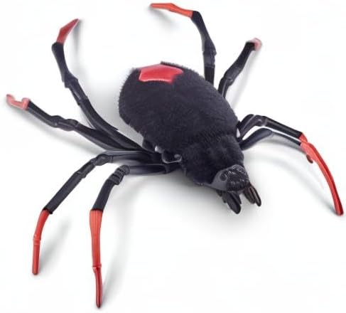 Robo Alive Crawling Spider Glow in The Dark (2 Pack) by ZURU Battery-Powered Robotic Interactive Electronic Spider Toy That Moves and Crawls, Prankst Toys for Boys, Kids, Teens