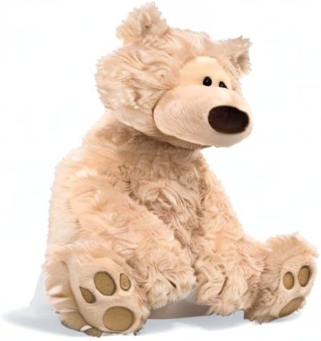 GUND Philbin Classic Teddy Bear, Premium Stuffed Animal for Ages 1 and Up, Beige, 12”
