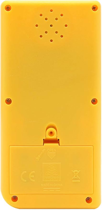 Retro Big Screen Brick Game Console 9999 in 1 Tank/Racing/Shooting Casual Puzzle Game Adjustable Difficulty and Speed Small and Easy to Carry Best Gifts (Yellow)