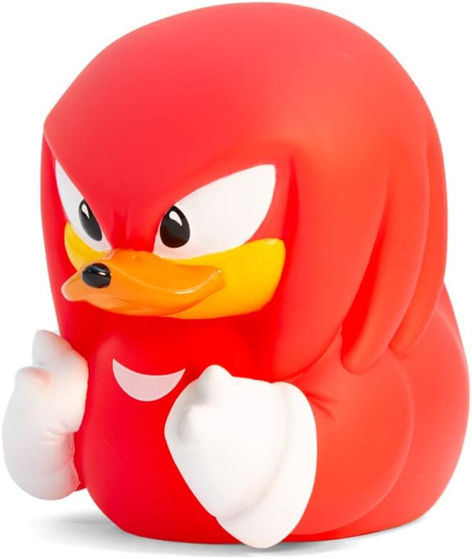 TUBBZ Boxed Edition Knuckles Collectible Vinyl Rubber Duck Figure - Official Sonic The Hedgehog Merchandise - Action TV, Movies & Video Games