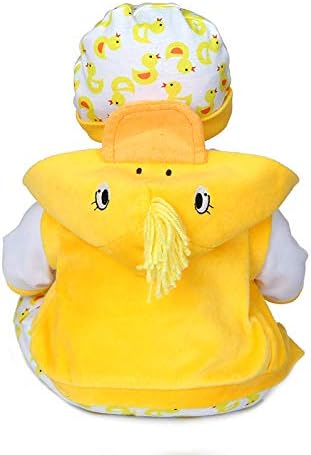 Reborn Baby Dolls Clothes 22 inch Outfit Accessories Yellow Duck 5pcs Set for 20-22 Inch Reborn Doll Newborn Girl&Boy