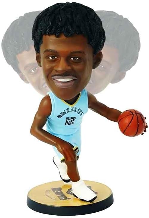 Ja Morant Bobblehead Basketball Action Figure - 5.3" Hand-Painted Resin Collectible Doll - Perfect Sports Fan Gift for Sons & Fathers - Unique Figurine for Basketball Lovers
