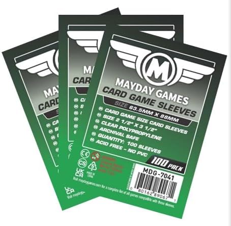 Mayday Games Heroes of Might & Magic III: The Board Game -Standard Compatible Card Sleeve Bundle