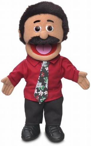 14" Carlos, Hispanic Dad/Businessman, Hand Puppet