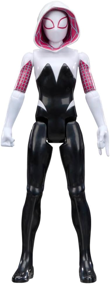 SPIDER-MAN Marvel Titan Series Ghost-Spider Action Figure, 12-Inch-Scale (30 cm) Super Hero Toys for Kids Ages 4+