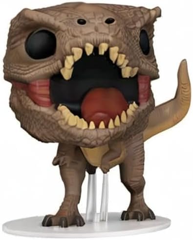 POP Movies: Jurassic World Dominion - Tyrannosaurus Rex [T-Rex] Funko Vinyl Figure (Bundled with Compatible Box Protector Case), Multicolor, 3.75 inches