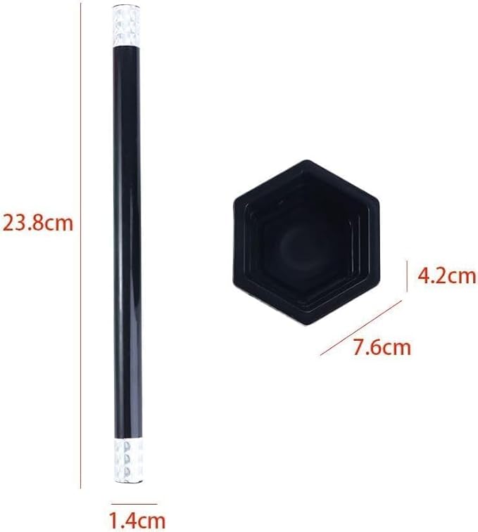 1Set Black Magic Wand to Flower for People Playing Toys,Novelty and Gag Toys,Magic Trick Wand,Magicians Tricks Close-up Magic Prop Magic Flower Stick Kits and Accessories,Games