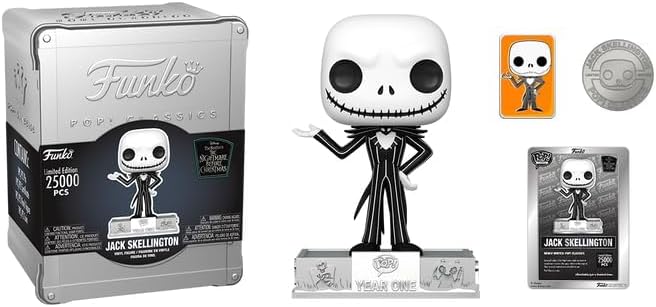 Funko Pop! Disney Classics: NBC Nightmare Before Christmas - Jack Skellington 25th Anniversary (Fun Fest 2023 Shop Exclusive)