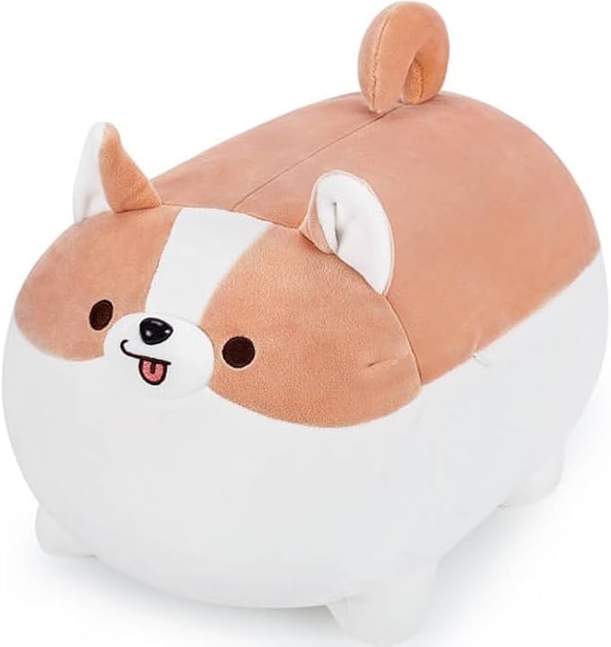 Auspicious beginning Shiba Inu Plush Pillows-20'' Corgi Plushie Stuffed Animals Giant Corgi Plush, Dog Plush Pillow Hugging Pillow Cushion Soft Shiba Plush Toy Big Stuffed Animals