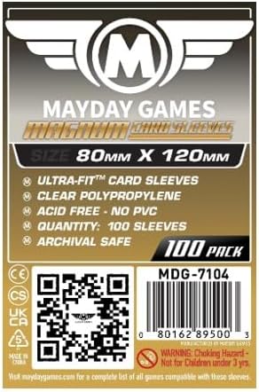 Mayday Games Tides of Time Game Accessory- Standard Card Sleeve Bundle