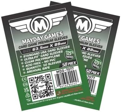 Mayday Games Mass Effect: The Board Game- Priority: Hagalaz -Premium Compatible Card Sleeve Bundle