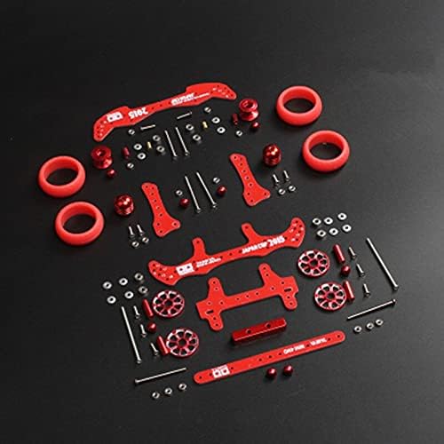 1 Set MA/AR Chassis Modification Spare Parts Set Kit with FRP Parts for Tamiya Mini 4WD RC Car Model - (Color: H009-Red)