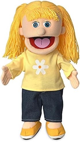 14" Katie, Peach Girl, Hand Puppet