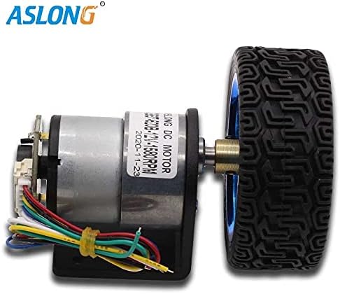 Small remote control car accessories for Children car kit 12V DC Motor encoder motor With 37mm gearbox hall sensor Encoder - (Style: A, Speed(RPM): 178, Voltage(V): 12V10)
