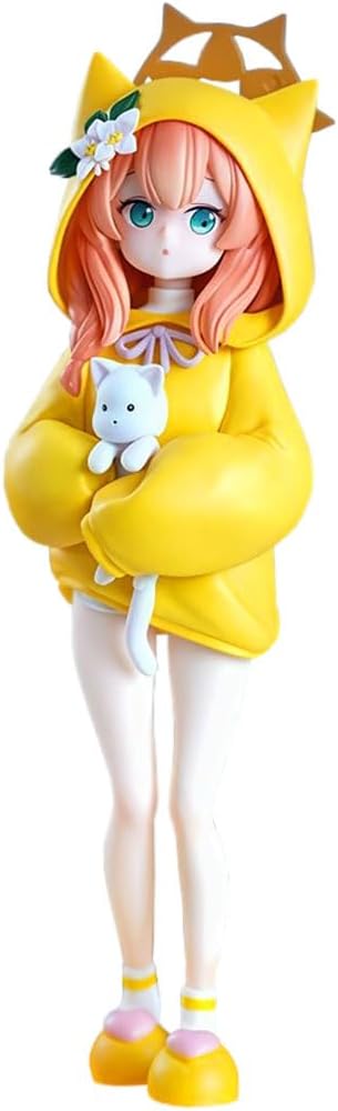 Iochi Mari Figure Model Anime Girl Figure Yellow Costume Styling 8.27" Standing Pose Iochi Mari Action Figures Collections Desktop Ornaments