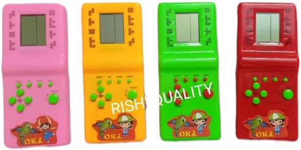Rishi Quality Presents Handheld Brick Game for Kids, Little Kids 9999 in 1 Video Game. Video Game for Birthday Return Gift, Rakshabandhan Gift. (Colour May Vary)