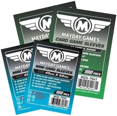 Mayday Games Nemesis -Standard Compatible Card Sleeve Bundle