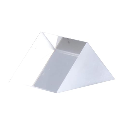 Educational Right Angle Prism for Boys and Learning Triangle Prism Mirror Right Angle Glass for Photography and Education