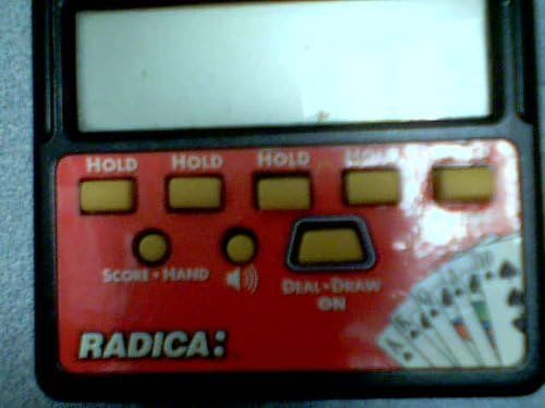 Radica Bonus Poker & Draw Poker Two Games In One LCD Handheld Game