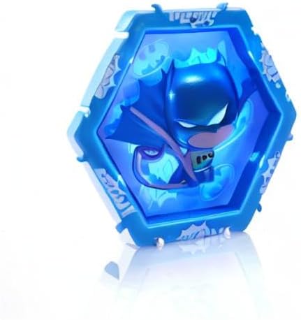 Wow! PODS DC Comics Light-Up Bobbling-Head Superhero Figure Collectible Toy (Metallic Batman), Multi-Color