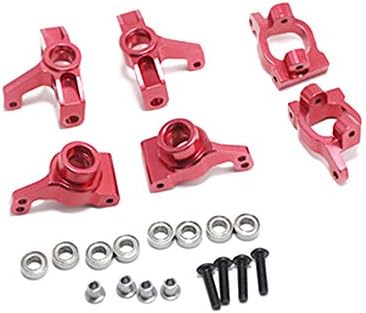 Front Rear C- RC Car Accessory Set for 144001 1:14 Control Vehicle,Red
