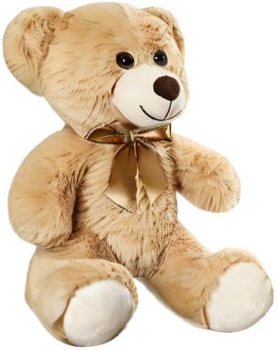 Teddy Bear Stuffed Animals, 13 Inches Teddy Bear Plush Toy Birthday Christmas Valentine’s Day Gift for Kids Girlfriend (Light Brown)