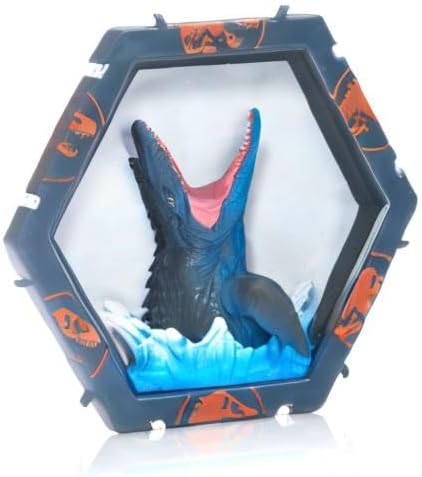 WOW! PODS World Camp Cretaceous Jurassic Character 2 SFX Triceratops | Light-Up Bobble-Head Figure with Sound Effects | Official Fallen Kingdom Merchandise, Toys and Gifts for Boys and Girls, Aged 5