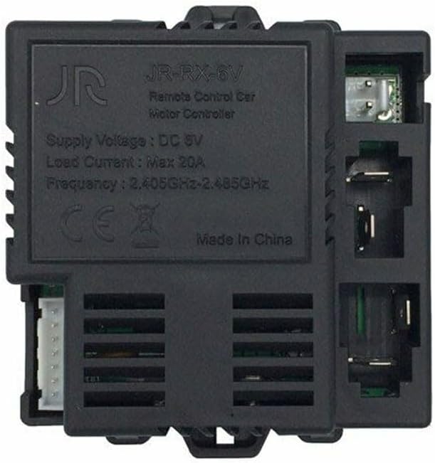 JR-RX-12V 6V 24V Electric Vehicle Receiver Module for Remote Control Toy Car Parts, RC 1, RC 2, RC 3, RC 4, JR-RX-6V, JR-RX-6V receiver, Children Electric Car Remote Control(JR-RX-6V)