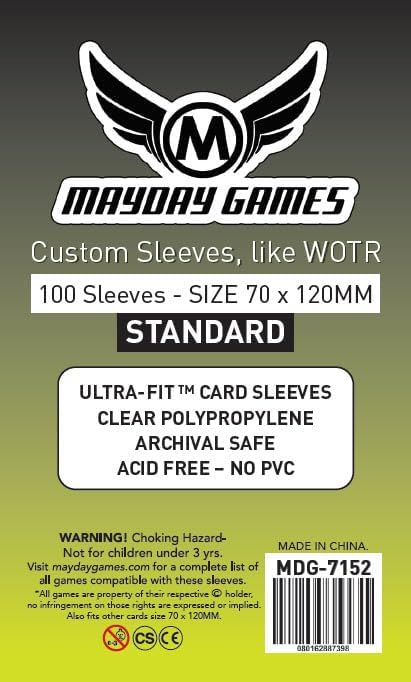 Mayday Games The Fox Experiment -Standard Compatible Card Sleeve Bundle